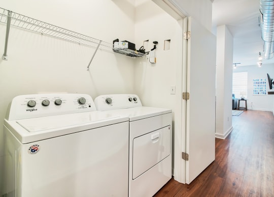 laundry room with a washer and dryer