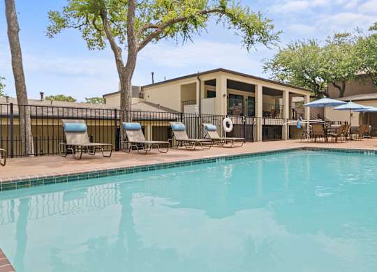 our apartments showcase an unique swimming pool