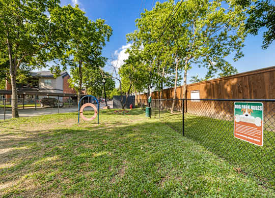 bark park in webster apartments