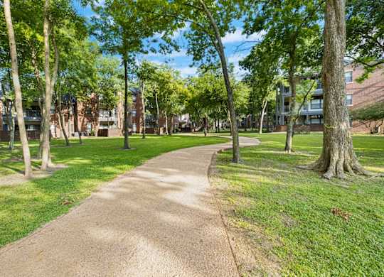 walking trail in webster apartments