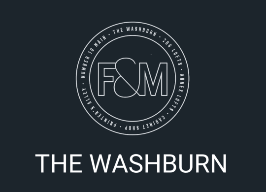 a black and white logo for the washburn
