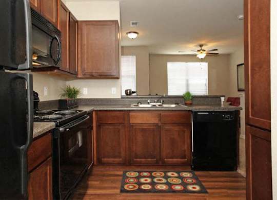 vacant apartment kitchen