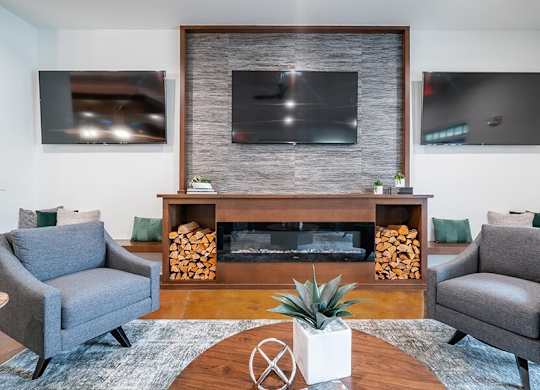 clubhouse fireplace