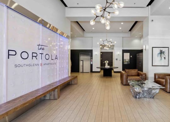 the lobby of the portola southeast conference center
