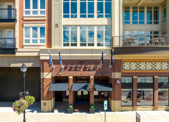 the building in which the apartment is located