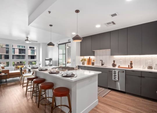 Model Kitchen Apartment North Scottsdale