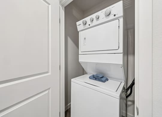 Stacked Washer Dryer at Fora Apartments, Las Vegas