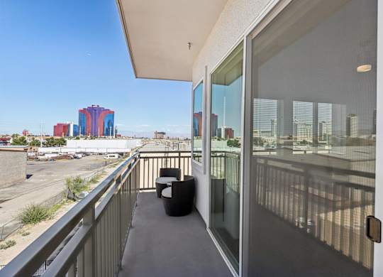 Balcony And Patio at Lura Vegas Apartments, Nevada
