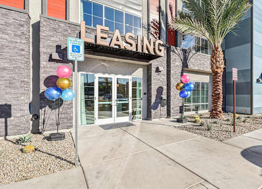 Entrance To Building at Fora Apartments, Nevada