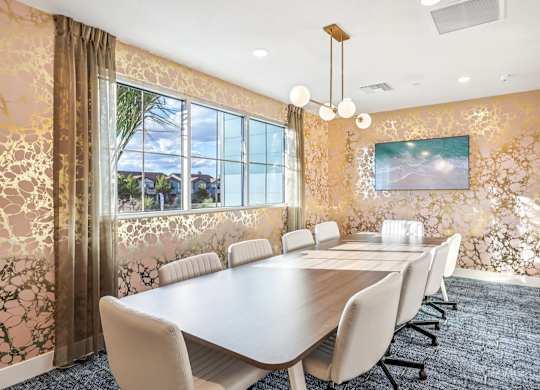 A conference room at Fora Apartments, Las Vegas, 89183