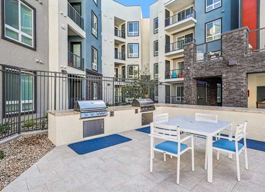 Outdoor Patio And Grill at Fora Apartments, Las Vegas Nevada