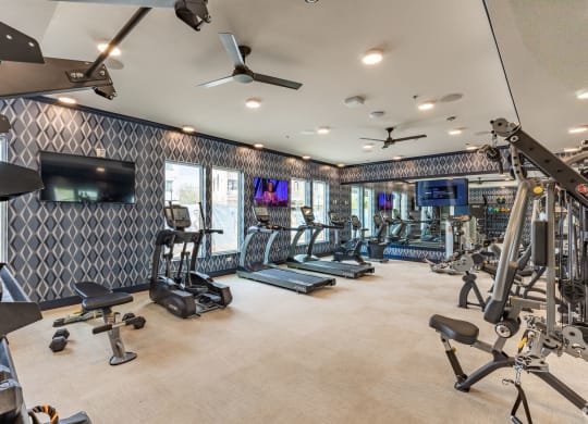 Fitness Center at Brownstone Apartments in Las Vegas, Nevada