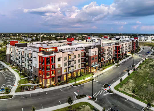 Drone Community View at Parkway Crossings, Kissimmee Florida