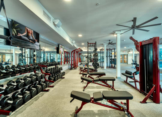 Fitness Center at The Rey Downtown Apartments, Phoenix, Arizona 