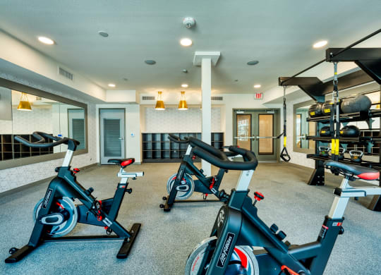 Spin Bikes at The Rey Downtown Apartments, Arizona 