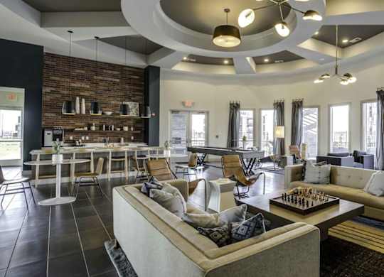 clubhouse at Echo Park at Perry Crossing Apartments, Plainfield, IN, 46168