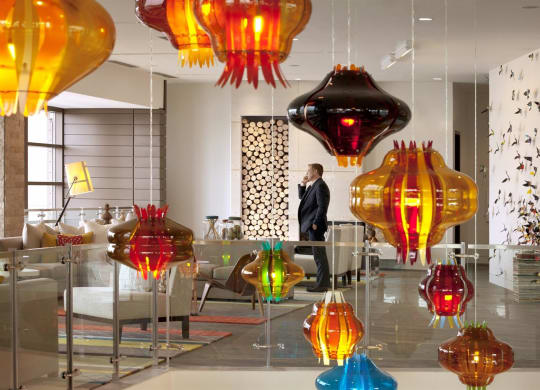 Decorated Living Space at CityWay, Indianapolis, Indiana