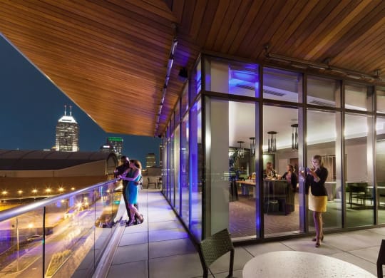 Rooftop Lounge at CityWay, Indianapolis, 46204