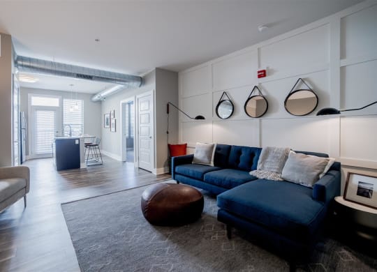 Modern Living Room at CityWay, Indiana
