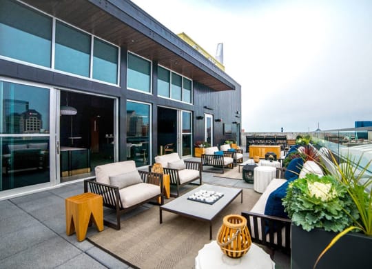 Spacious And Stylish Lounge at CityWay, Indianapolis, Indiana