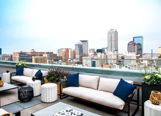 Enjoy Your Evenings In Rooftop Terrace Area at CityWay, Indiana, 46204