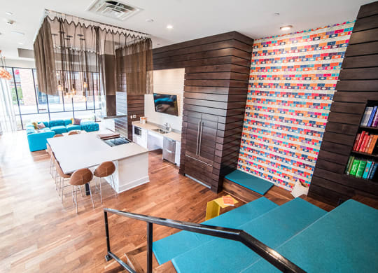 Amenity Lounge and Clubroom at CityWay, Indiana, 46204