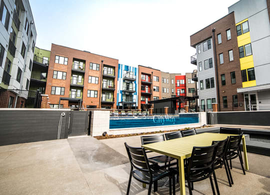 Outdoor Sitting Area at CityWay, Indianapolis, 46204