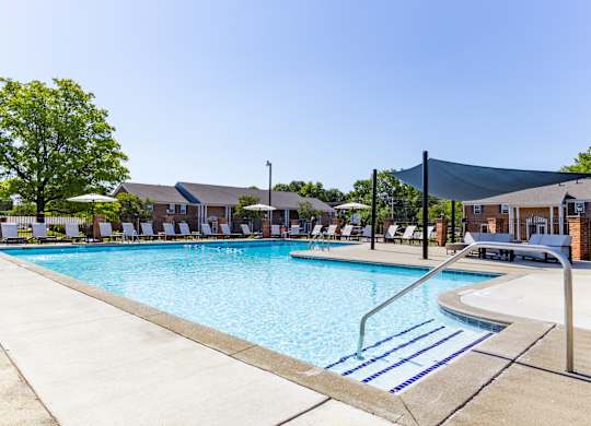 Swimming Pool With Relaxing Sundecks at Governor Square Apartments, Indiana