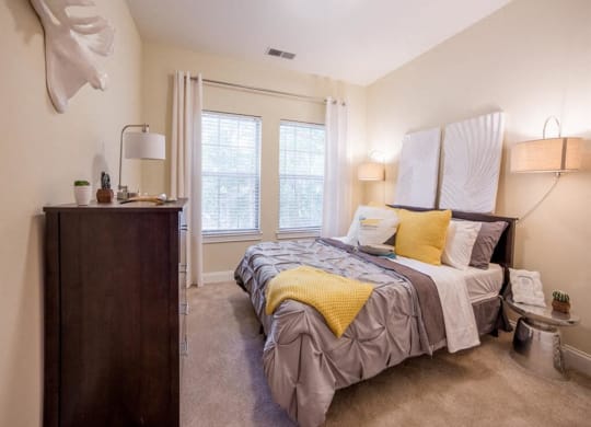 Carpeting in Bedrooms, at Buckingham Monon Living, Indianapolis, IN 46220