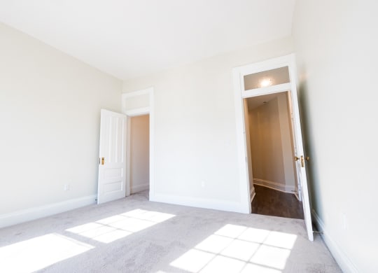 Vacant Bedroom at Lockerbie Court on Mass Ave, Indiana