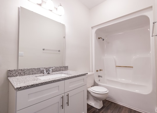 Oval Tub With Combo Shower at Lockerbie Court on Mass Ave, Indianapolis, IN