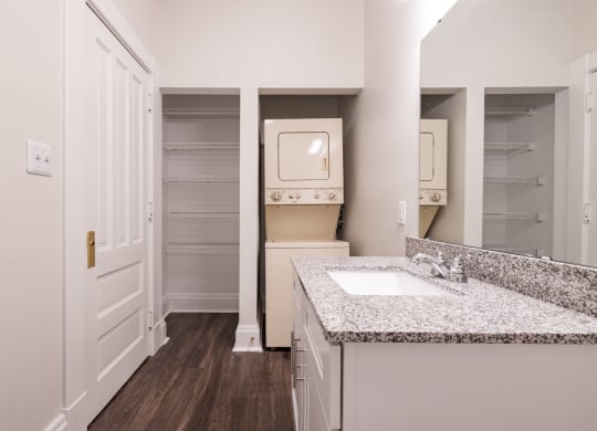 Large Bathroom at Lockerbie Court on Mass Ave, Indianapolis, IN, 46204