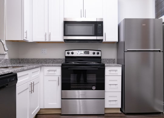 Spacious Full Size Kitchen at Lockerbie Court on Mass Ave, Indiana, 46204