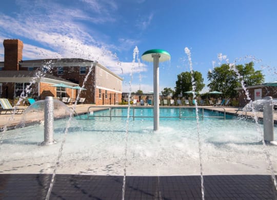 Pool With Fountains at Gramercy, Carmel, IN, 46032