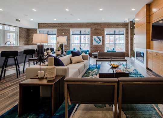 Clubroom With TV at The Foundry, Indiana