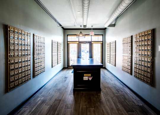 Delivery Lockers at Providence at Old Meridian, Carmel, Indiana