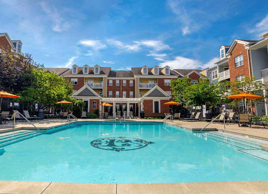 Pool and Sundeck at Providence at Old Meridian Apartments , Carmel, IN