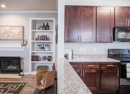 Kitchen at Providence at Old Meridian Apartments , Carmel, Indiana