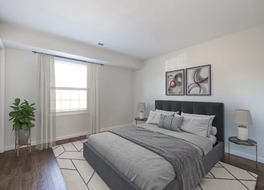 King Size Bedroom at Monon Living, Indiana