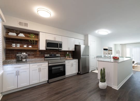 Kitchen Unit at Monon Living, Indianapolis, Indiana