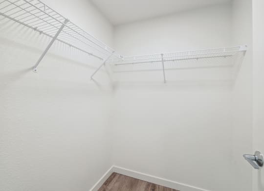 Large closet at 38° NORTH, Santa Rosa, CA 95404