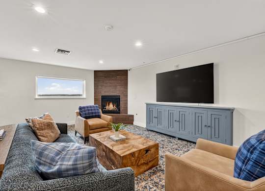 Spacious Living Room at Vintage at Marine View Senior 55+ Apartments, Everett, WA, 98201