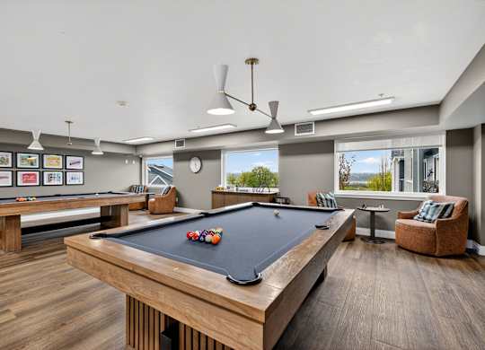 Residential Clubhouse at Vintage at Marine View Senior 55+ Apartments, Everett, 98201