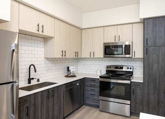 Fully Equipped Kitchen at 38° NORTH, Santa Rosa, California