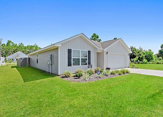 Exterior of a single-story house with a