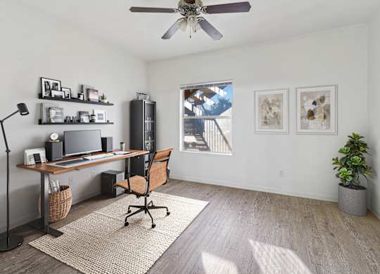 Spacious bedroom at Huntington Meadows Apartments in Austin, TX 78724