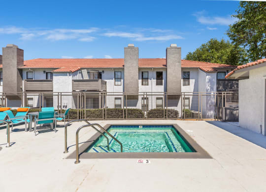 our apartments have a resort style pool at our apartments