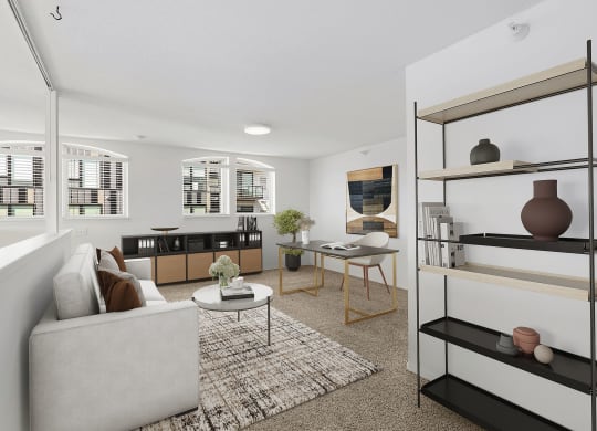 Uptown Lake second story loft