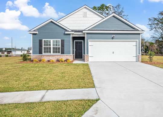 Blue Jay Commons Homes in Rincon, GA photo of home with attached garage