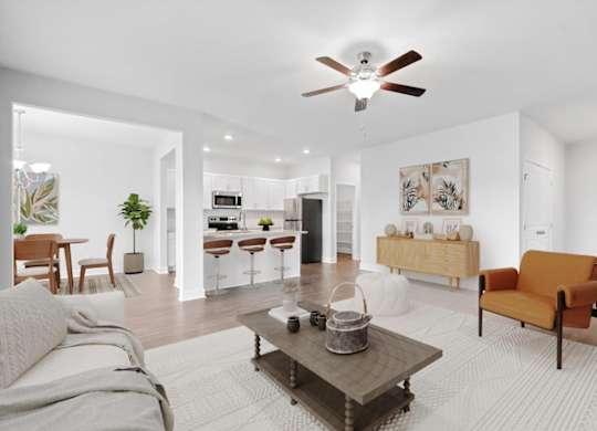 Blue Jay Commons Homes in Rincon, GA photo of living room